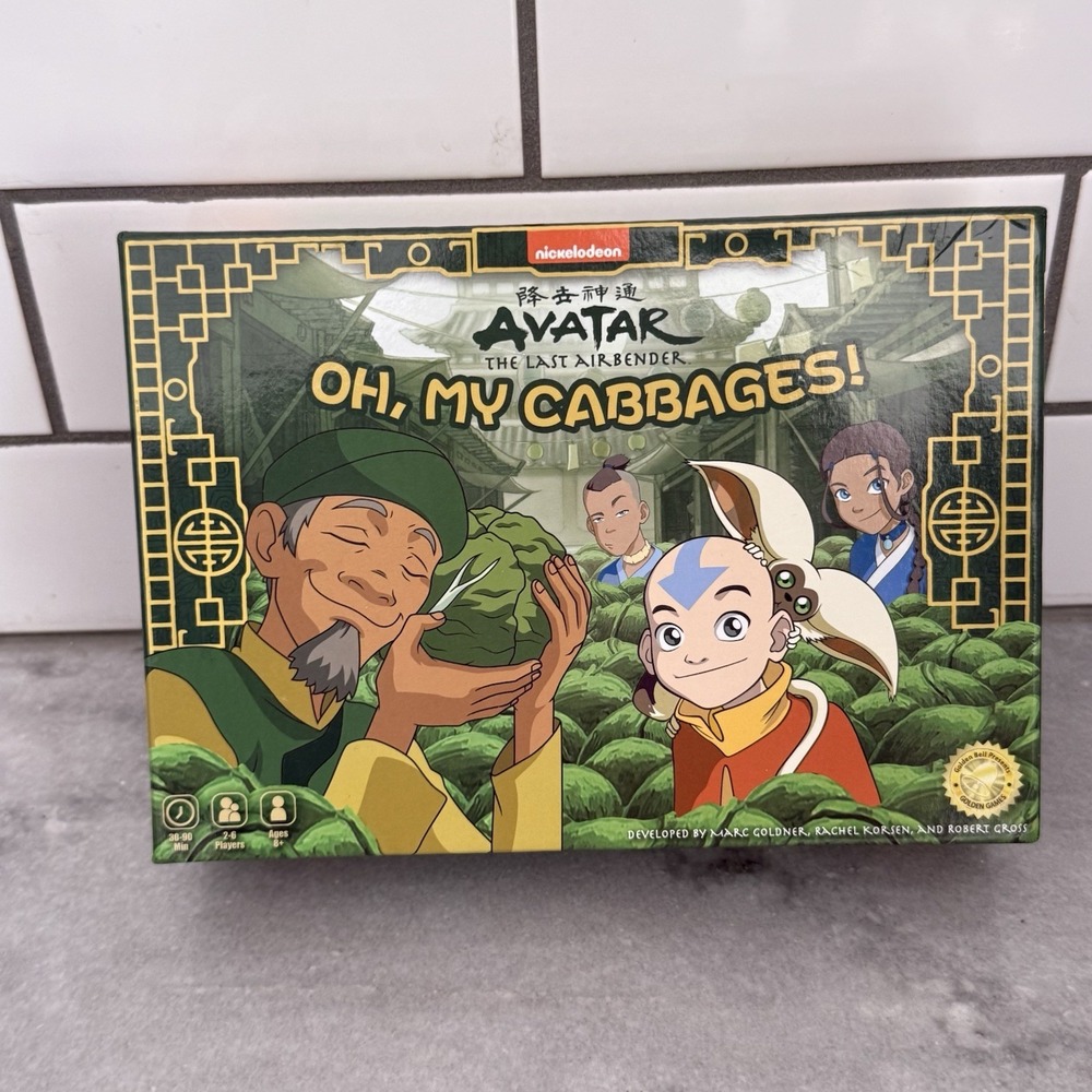Avatar:‎ The Last Airbender Oh My Cabbages! Board Game -  Complete